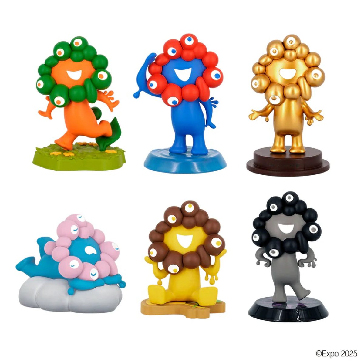 ミャクミャクフィギュアコレクション】 大阪万博限定のフィギュア