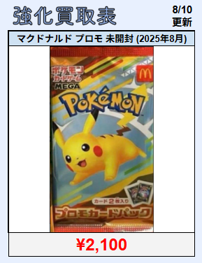 ポケカ #買取 #マクドナルド】 マクドナルド ハッピーセットプロモ