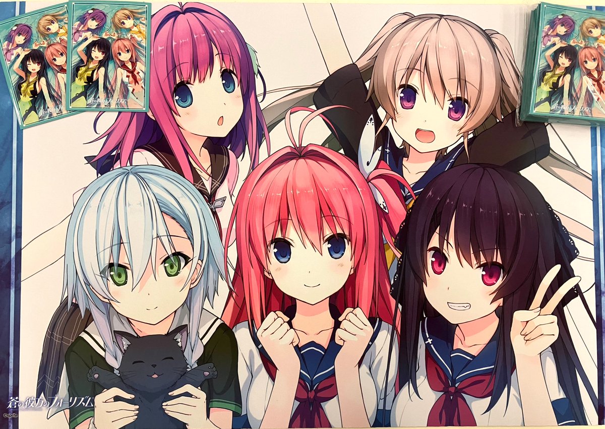 ブシロード コミケc106 蒼の彼方のフォーリズム スリーブ ラバーマット