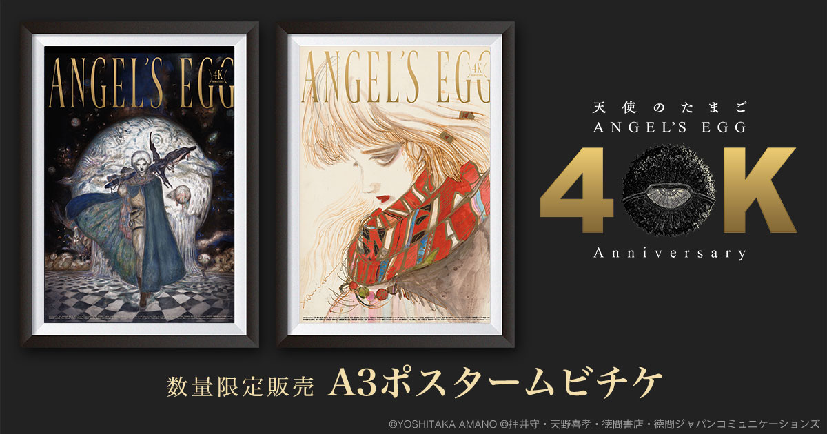◤A3ポスタームビチケ発売決定◢ #天野喜孝 描き下ろし 全2種 ➤40周年