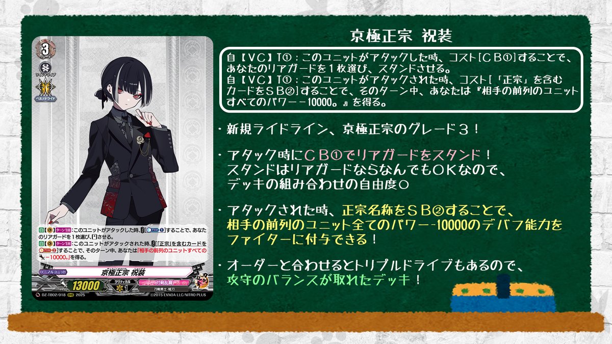 🦉#どこヴァン！ねお🐈 👇本日のカード情報はコチラ👇 『刀剣乱舞