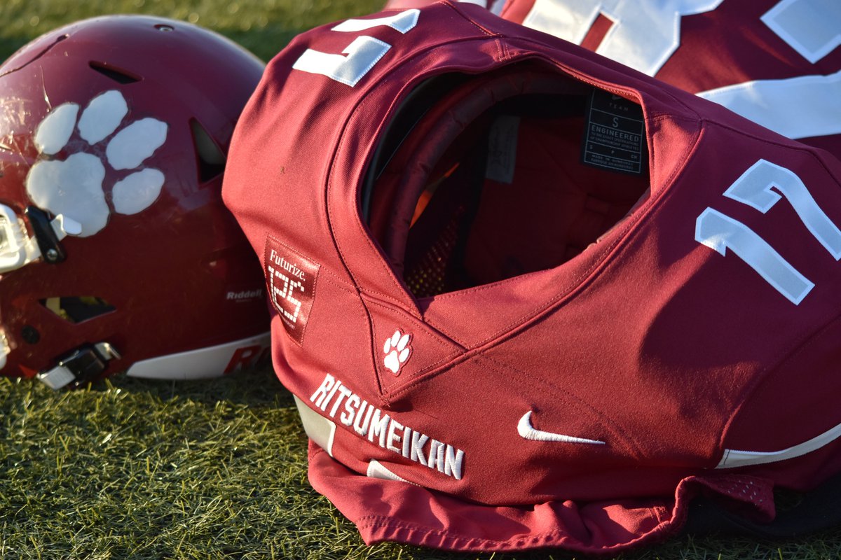 立命館大学パンサーズがユニフォームを新調しました。ナイキ社製にした