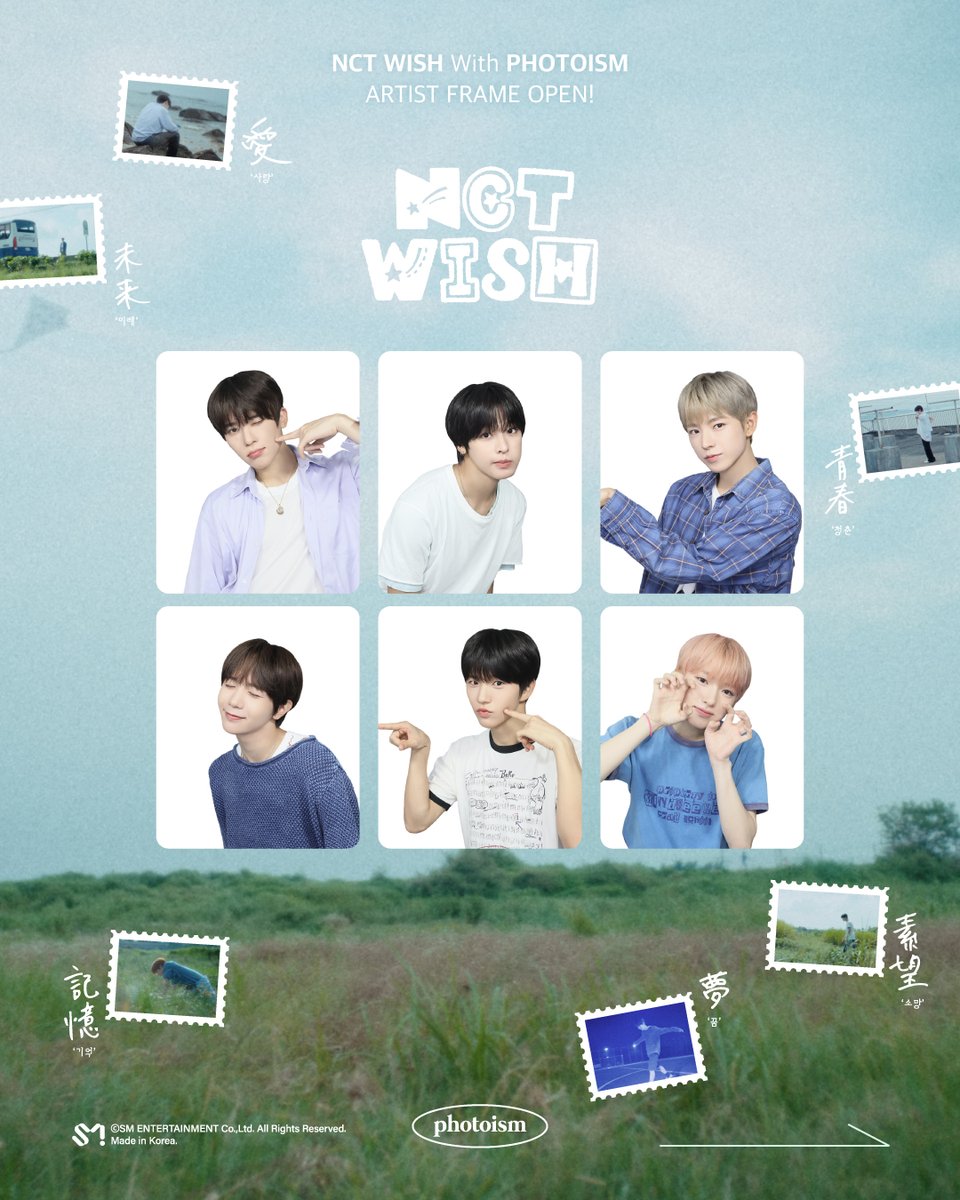 PHOTOISM X NCT WISH ARTIST FRAME OPEN ! 「NCT WISH」3rd Mini Album