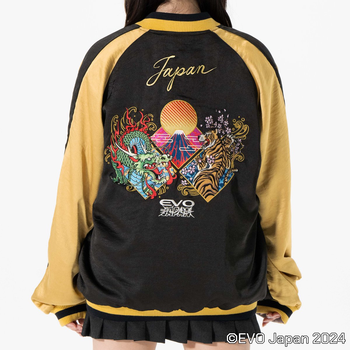 XXLサイズ 会場限定 新品EVO スカジャンリバーシブル JAPAN 2024