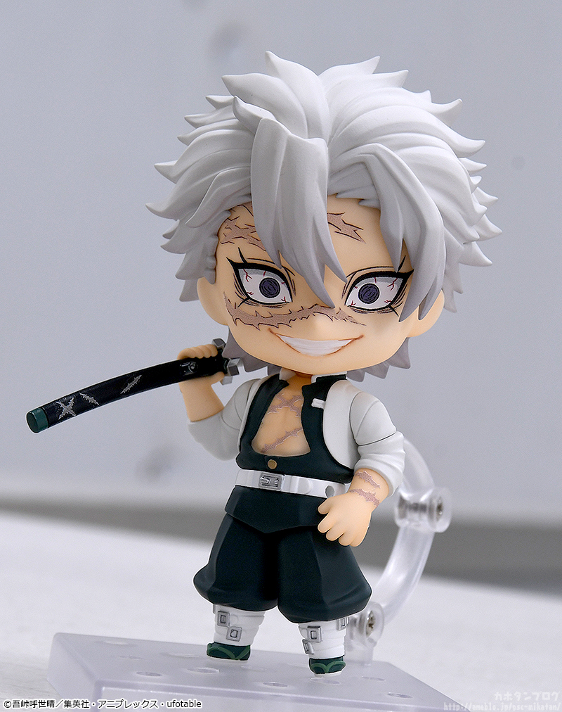 鬼滅の刃 ねんどろいど 不死川実弥 交換用表情パーツには、勝ち気な