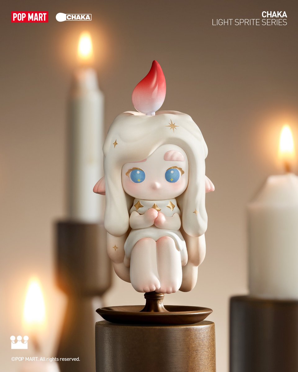 🆕CHAKA Light Sprite シリーズ 新たな仲間、キャンドルの妖精CHAKA