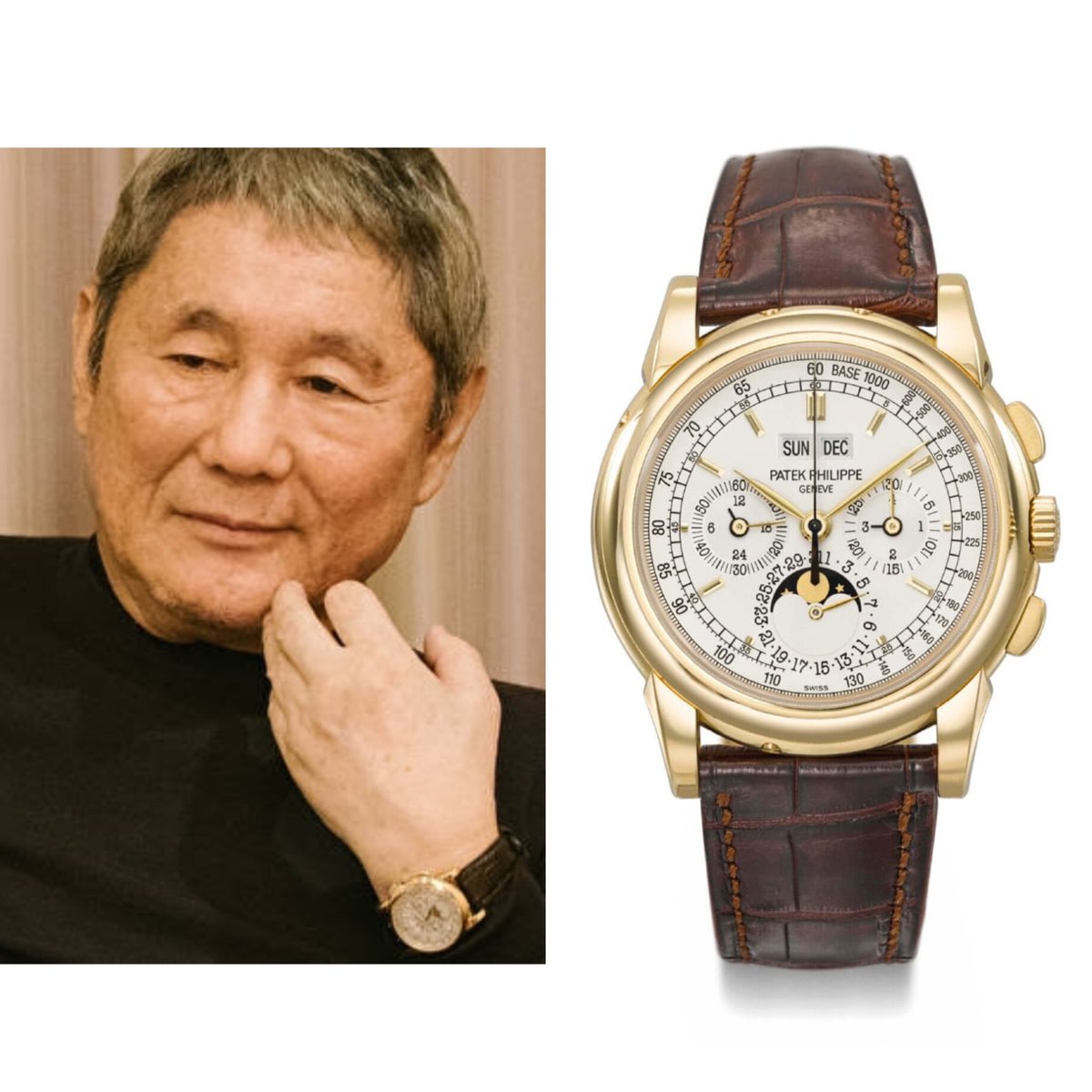 ビートたけし(北野武) パテック・フィリップ グランドコンプ