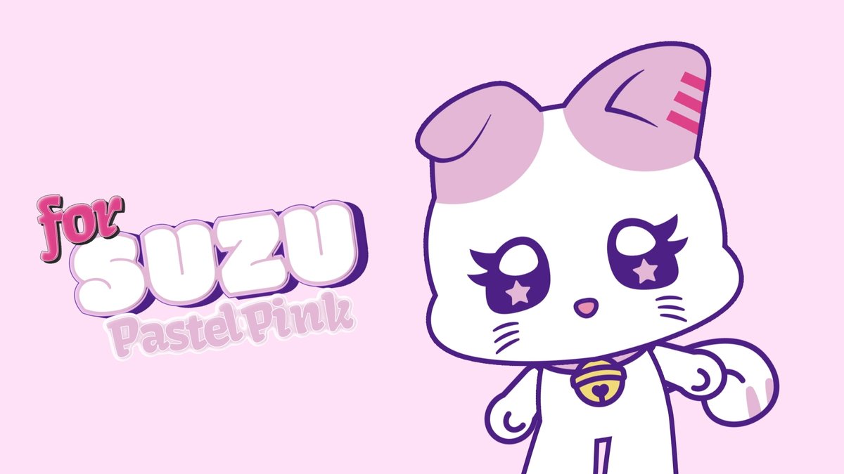 🐾:⊹˚₊ ☆ME:EYE's (#ミャイズ) ☆ #SUZU MEMBER COLOR：Pastel Pink