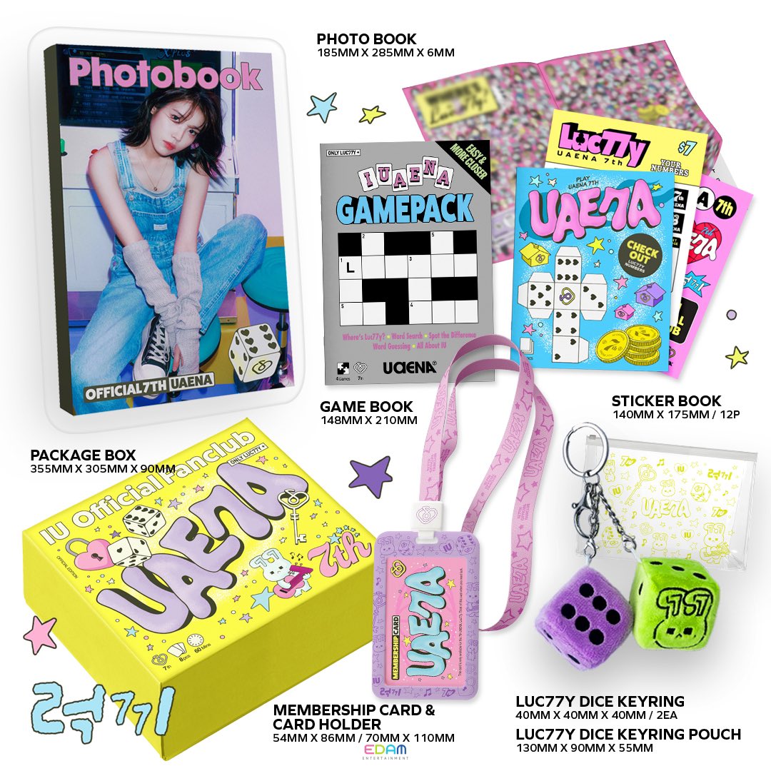 NOTICE] UAENA 7th OFFICIAL FANCLUB KIT Details - PACKAGE BOX