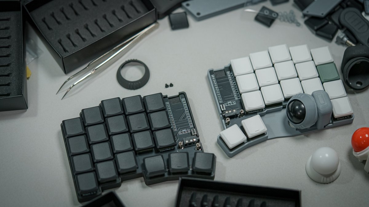 外作業（バッグに入れっぱ）用として、EDC・keyball（2台目）の育成に