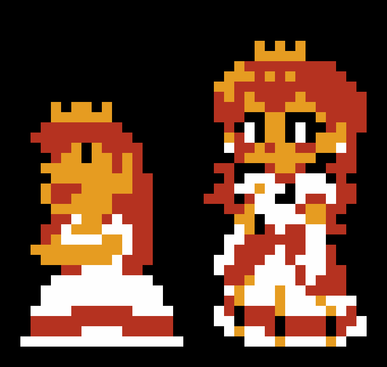 娘が楽しそうなことしてるので便乗。 Pico8 で描いてみました。 NES