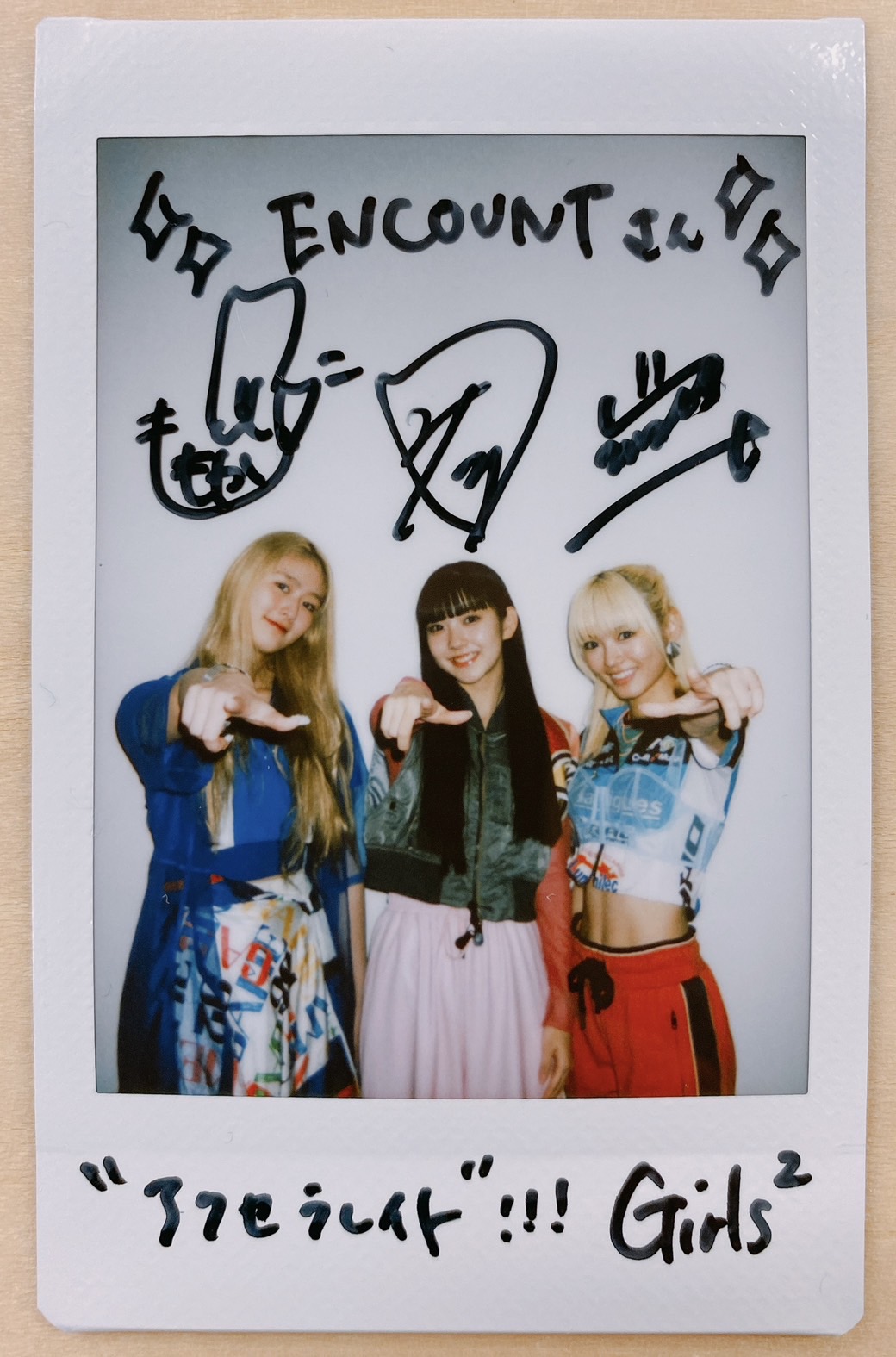 CLくじ Girls2 鶴屋美咲 直筆サイン入りチェキ