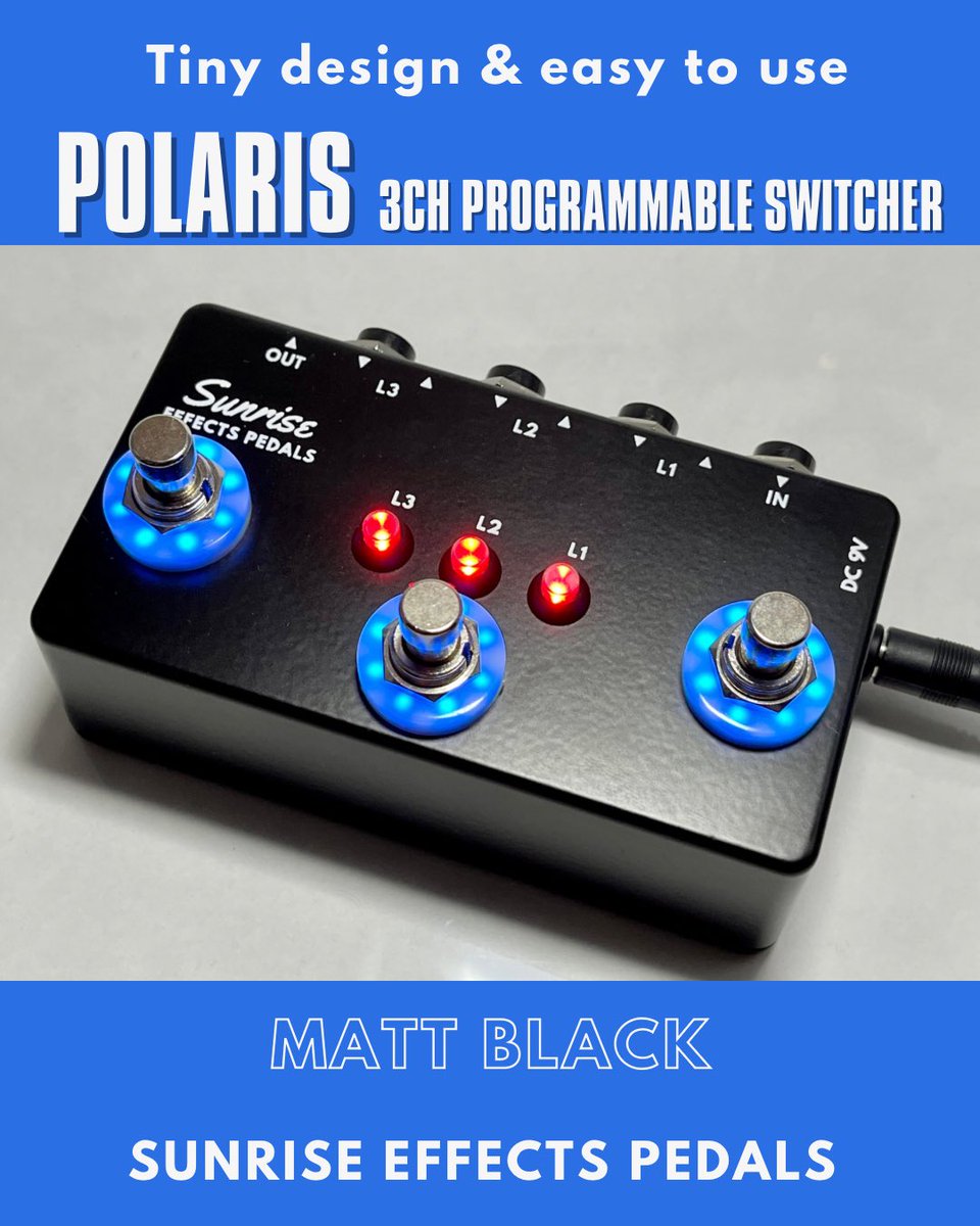 Sunrise effects Polaris スイッチャー エフェクター