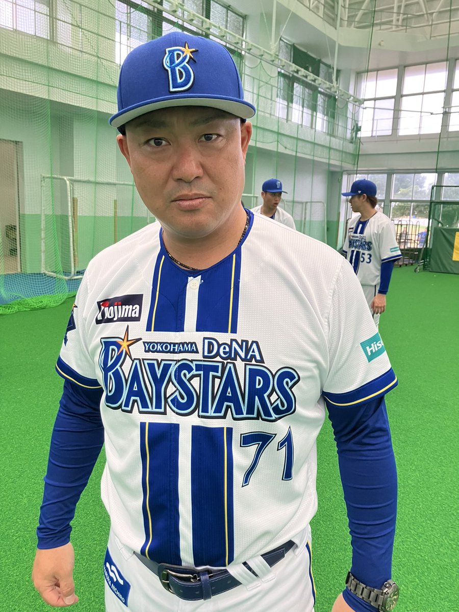14年振りのベイスターズのユニフォームを着用し、気合が入る #村田修一