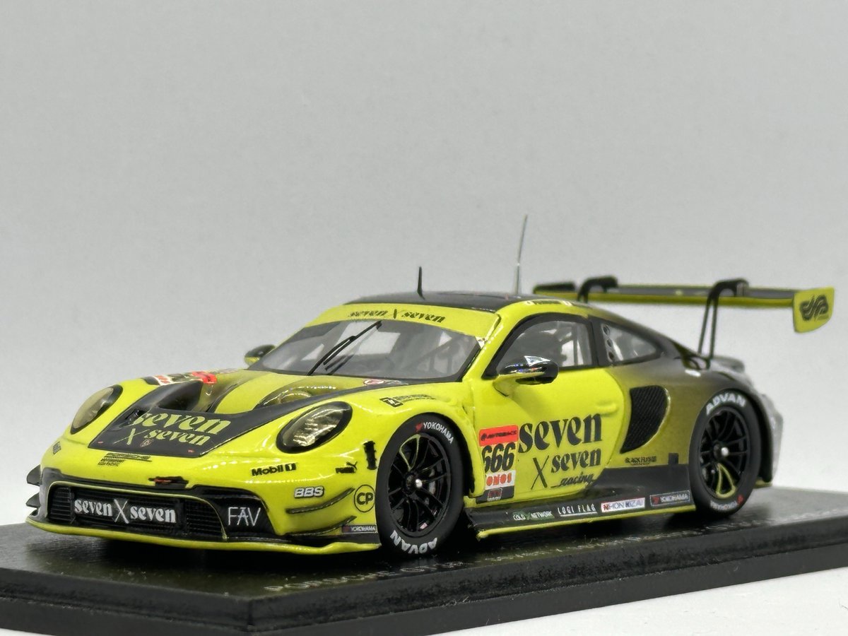 Spark 1/43 seven × seven Racing Porsche 911 GT3 R 2025 SUPER GT