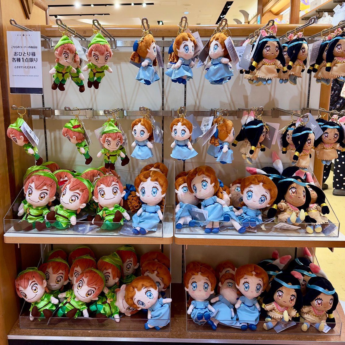 ディズニーストア きらきら可愛いぬいぐるみ「TINY」シリーズ