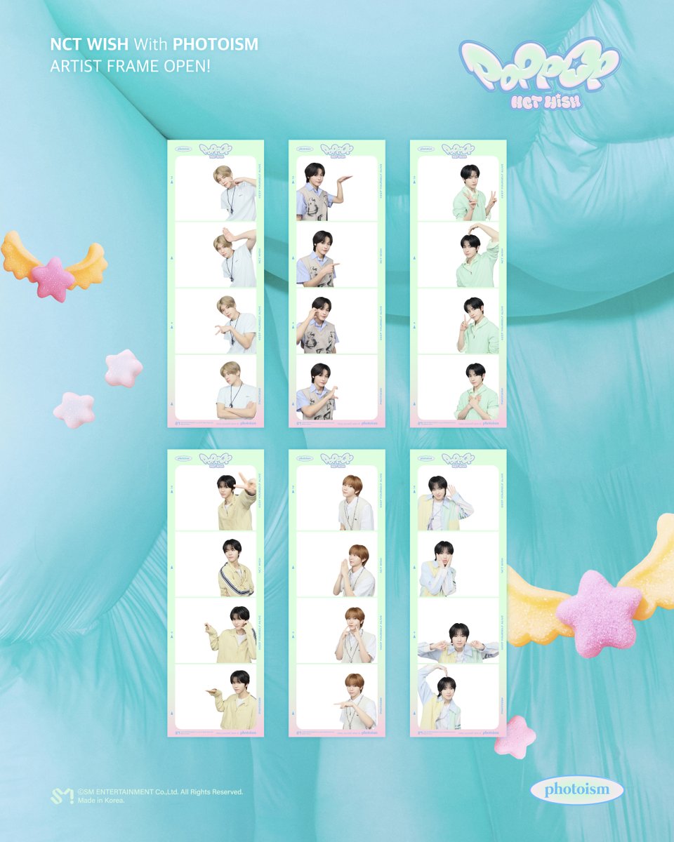 PHOTOISM X NCT WISH ARTIST FRAME OPEN ! 「NCT WISH」のアーティスト