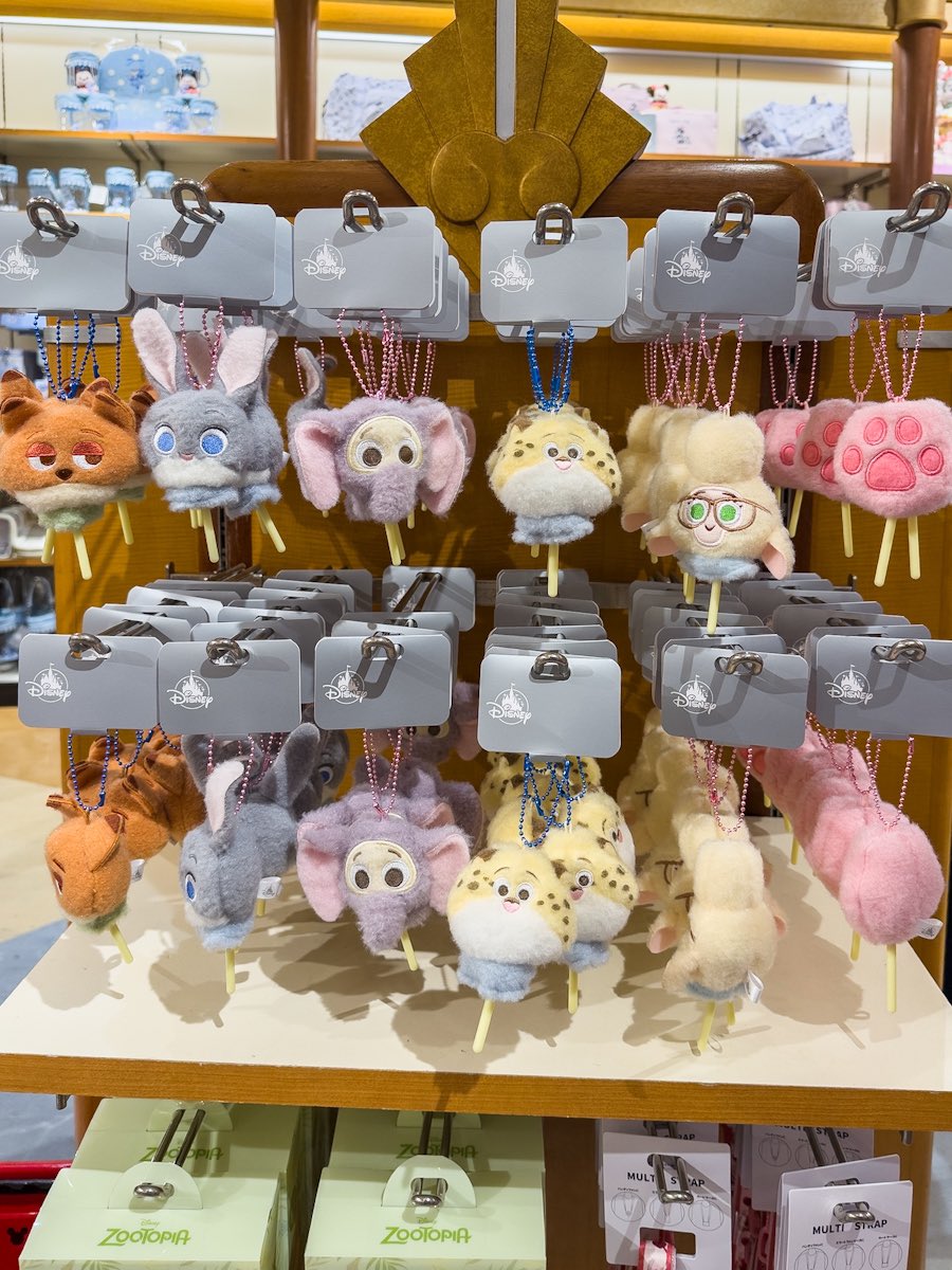 ディズニーストア 『ズートピア』キャラクターのわたあめ風ぬいぐるみ