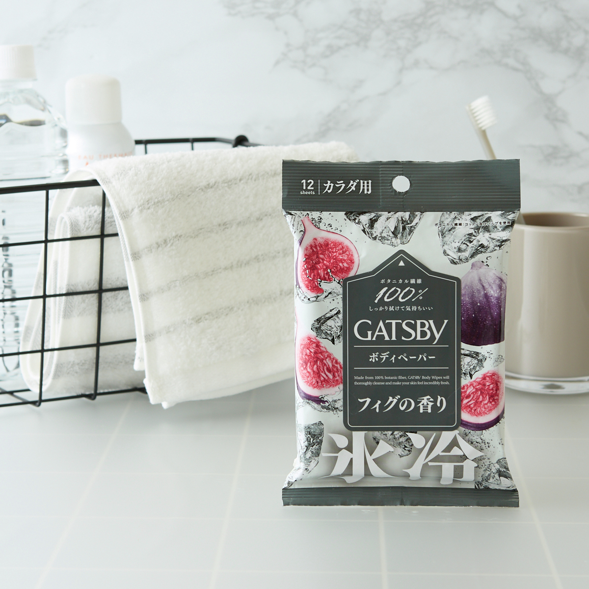 GATSBY アイスボディペーパー フィグの香り」が発売中！ 暑さと汗が気
