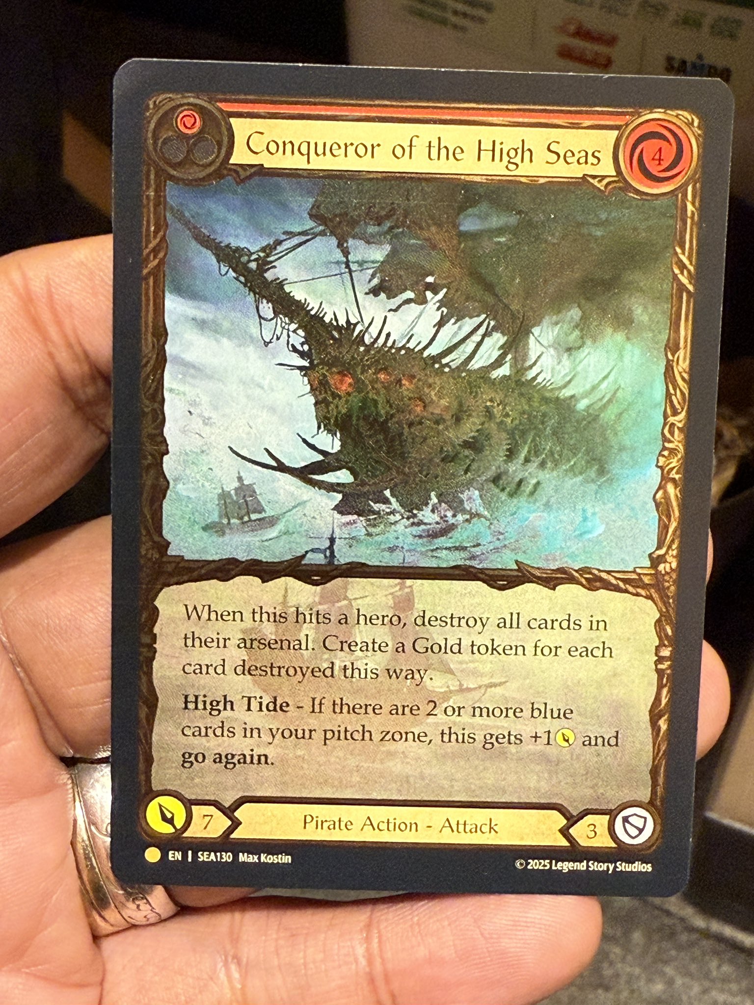 Conqueror of the High Seas/蒼海の大覇船 CF 英語版 FAB Conqueror of