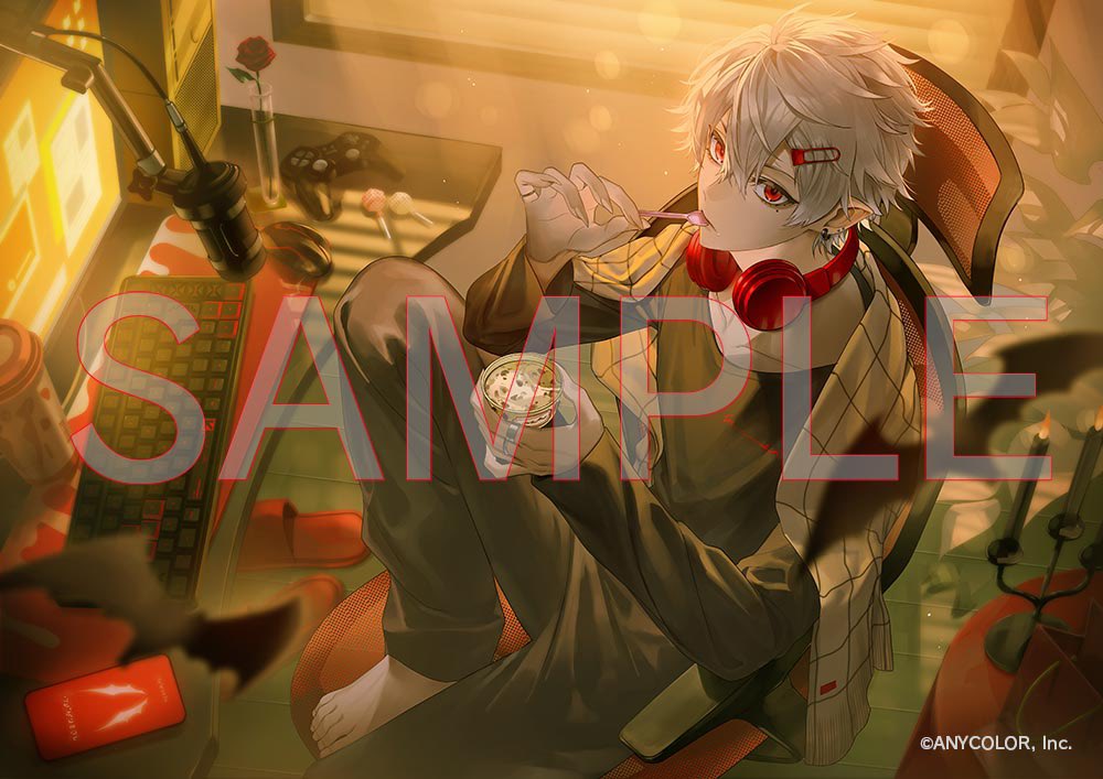 お仕事】にじさんじ × ふもコレ コラボレーションマウスパッドにて葛葉