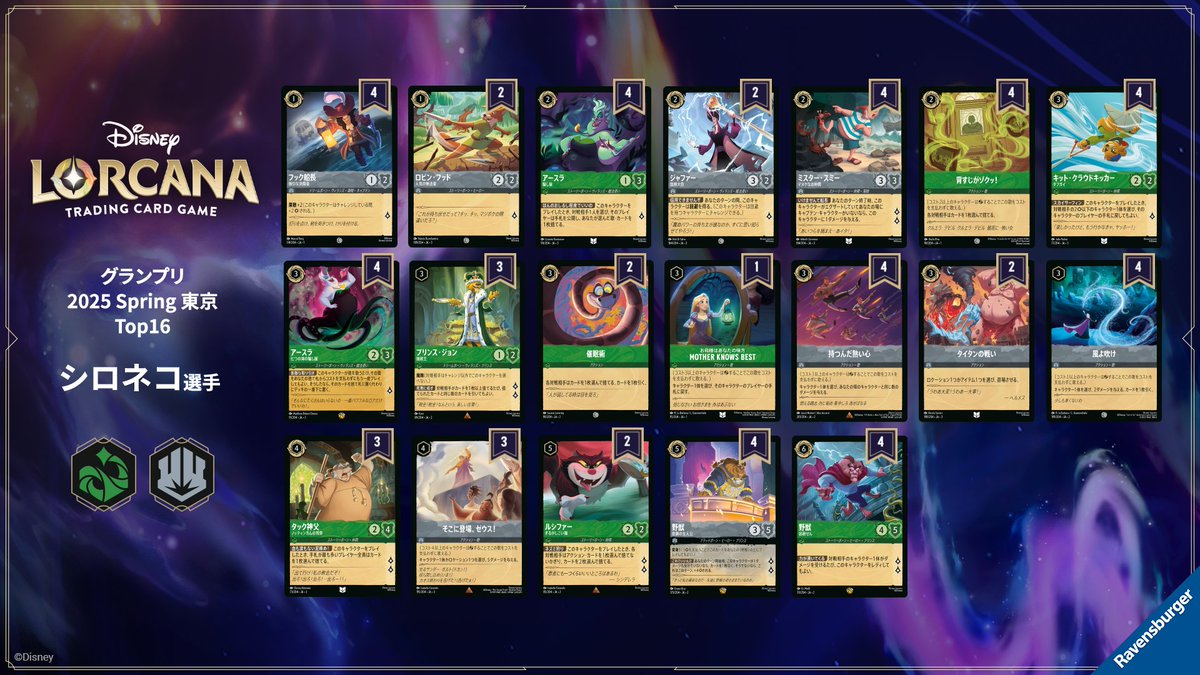 ロルカナ 最新デッキ情報局】 最新の大会結果・優勝デッキ情報が分かる
