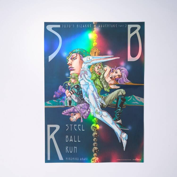 THE★JOJO WORLD 原作B3オーロラポスター1〜5部 再入荷のお知らせ】 <商品> 「THE☆JOJO WORLD B3オーロラポスター