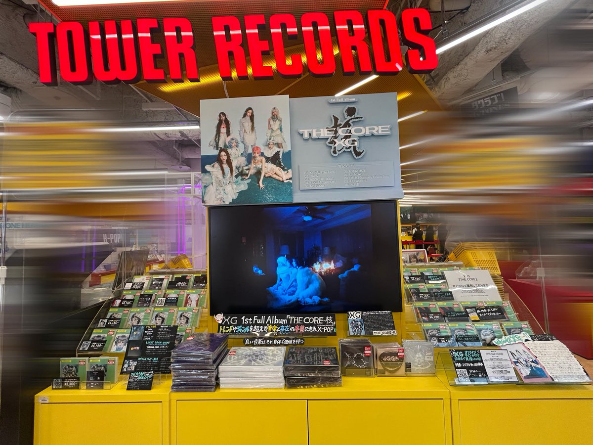 タワ渋XG】 #XG 1st Full Album 『THE CORE - 核』 大好評販売中