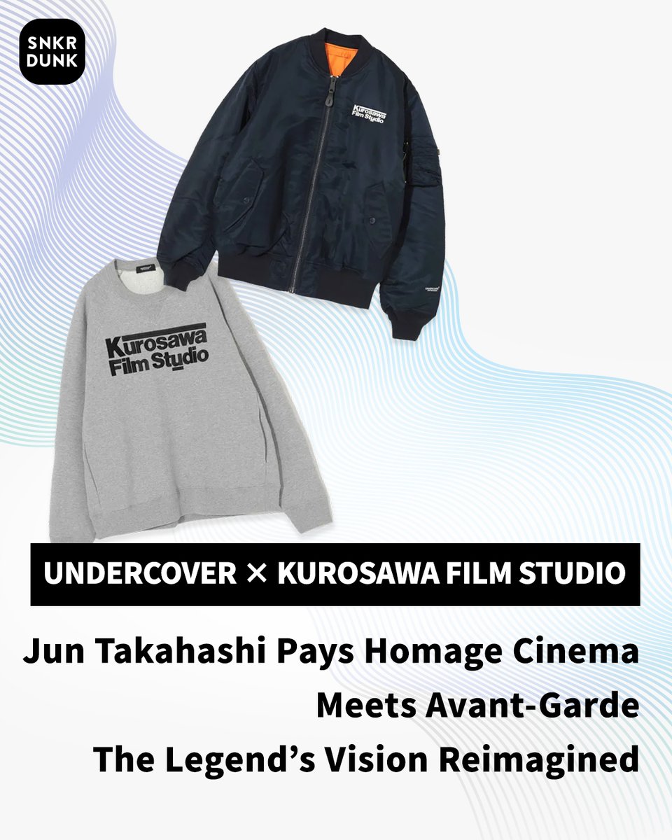 A legendary tribute. 🎬 The UNDERCOVER x Kurosawa Film Studio