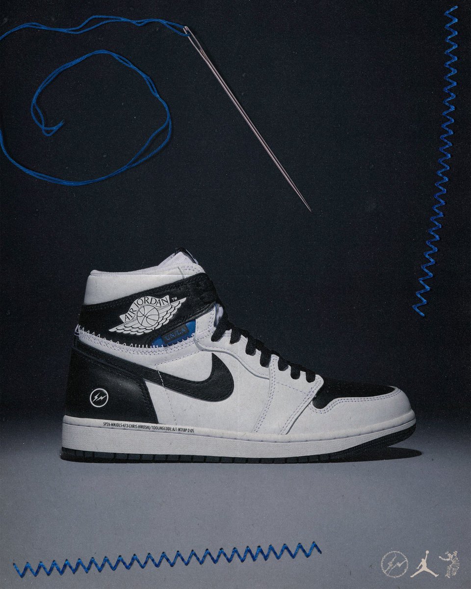 FRAGMENT DESIGN × UNION LA × NIKE AIR JORDAN 1 HIGH Fragment