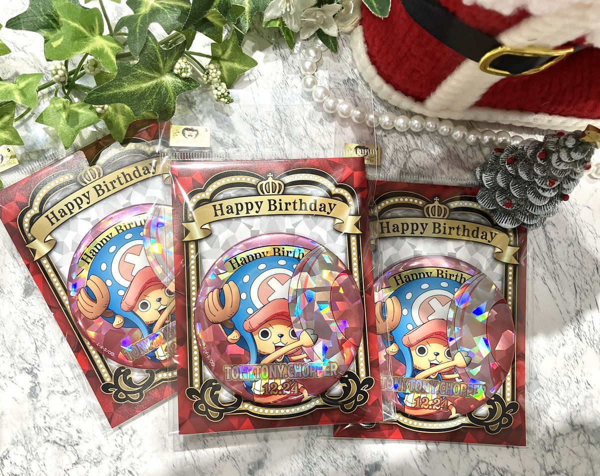 再入荷】麦わらストア限定 ワンピース HBDイニシャルホログラム缶