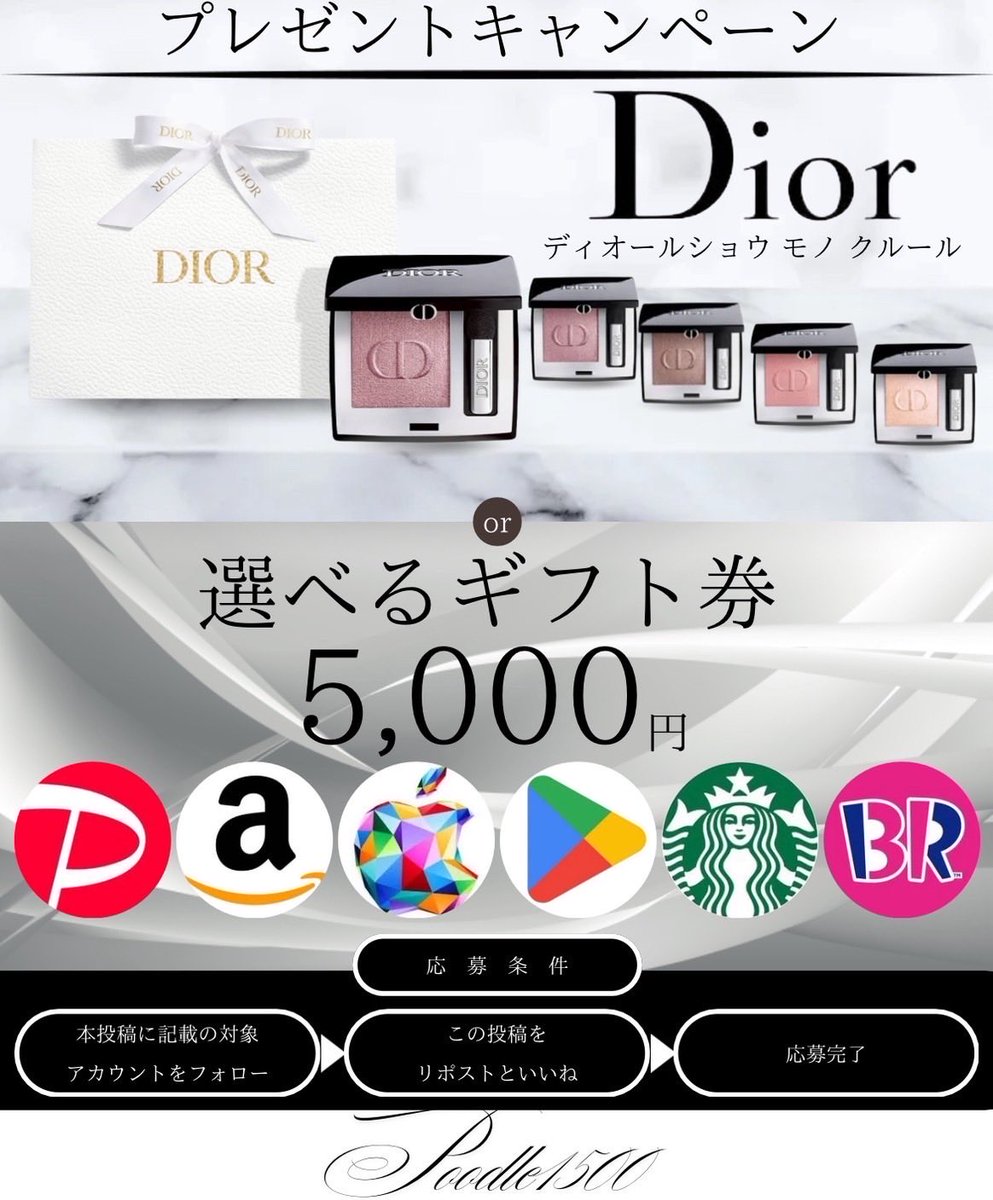 💄 さりげなく、特別を手に入れて 💖 ／ Dior モノクルール or【ギフト