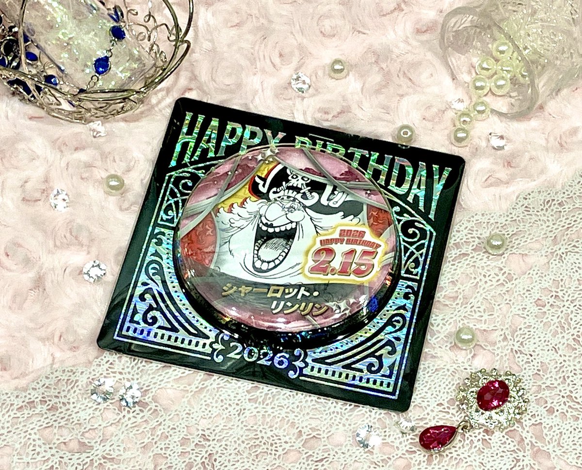 新商品】原画商品 『ONE PIECE』バースデイ缶バッジ シャーロット