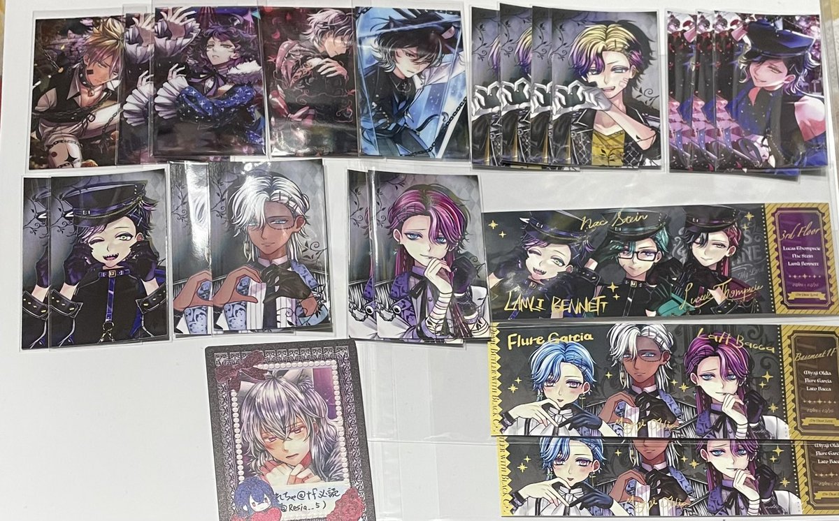 悪魔執事と黒い猫 あくねこ バレンタイントレカ風カード SSRクリア