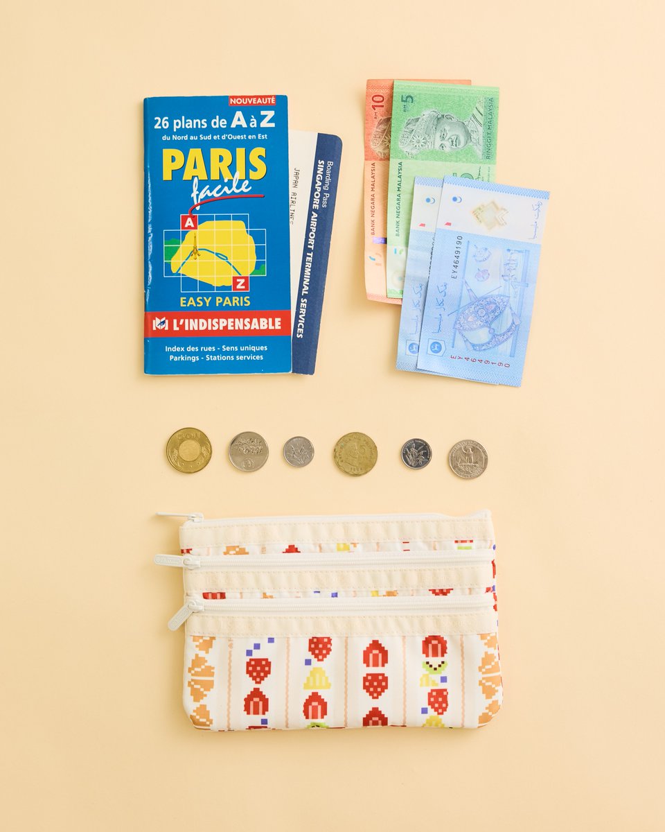 ポーチといえばレスポ ◤スタイル紹介#4◢ 3ZIP COSMETIC フラットな3