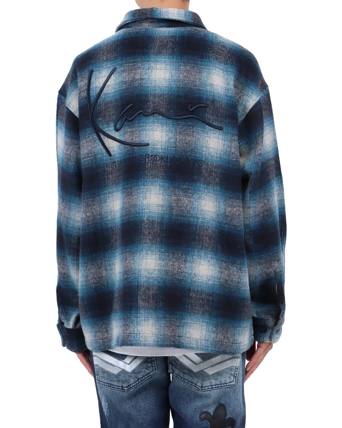 Karl Kani] シャギー チェック シャツ ジャケット | PEET ONLINE STORE