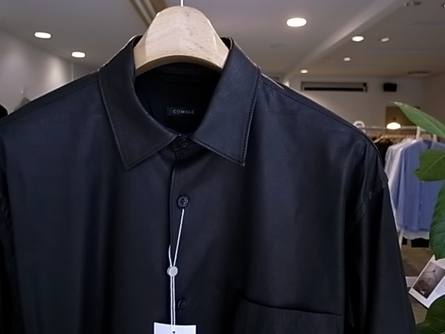COMOLI レザー コモリシャツ : TRUNK