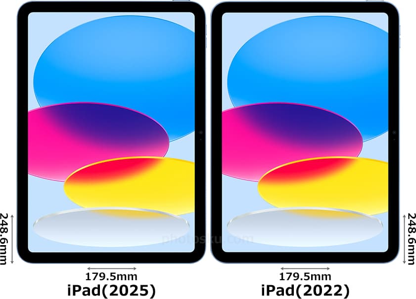 iPad (A16)」と「iPad (第10世代)」の違い - フォトスク