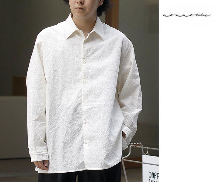 ノノット NONNOTTE アフリカン グラウンド シアサッカー オーバー