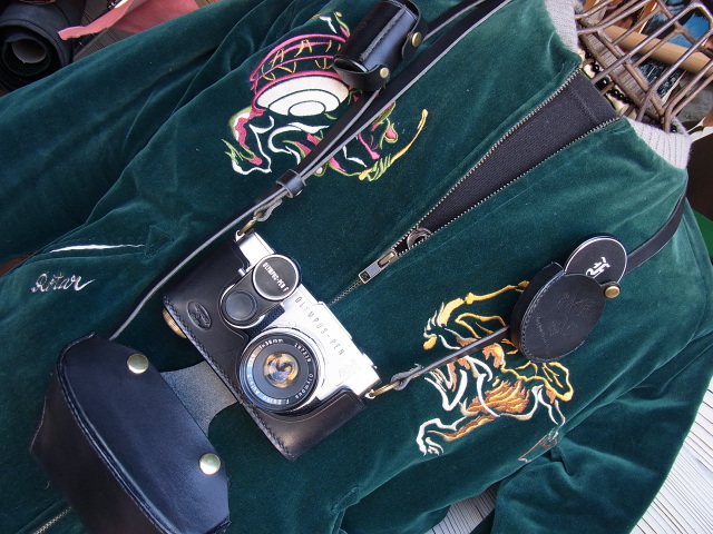 OLYMPUS PEN F/FT/FV 兼用ヌメ革製カメラケース＆ストラップ