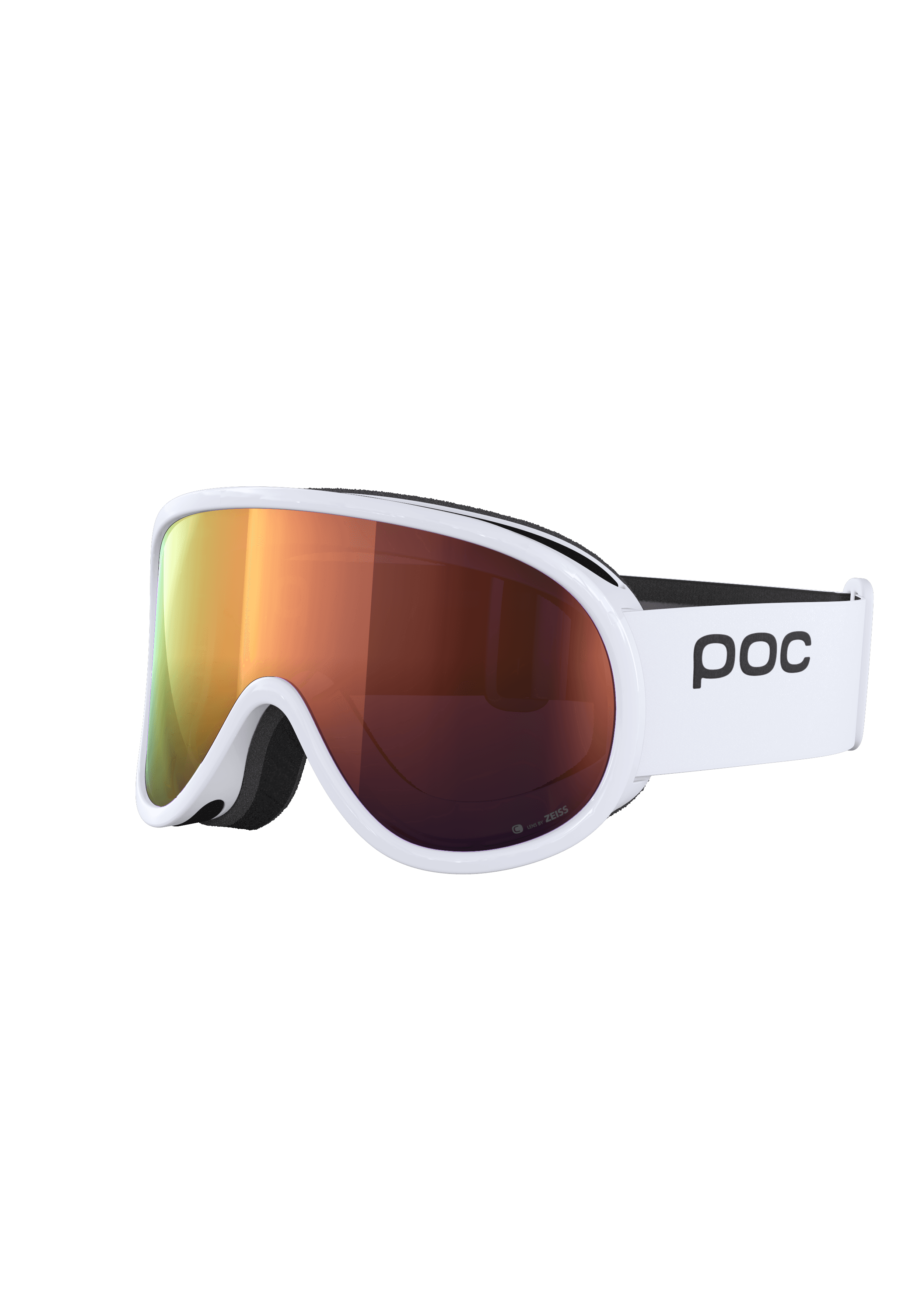 Retina Wide Fit Ski Goggles in Hydrogen White | Ski Eyewear | POC