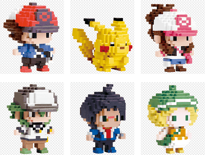 N」、「チェレン」、「ベル」が、ドットフィギュアに新登場