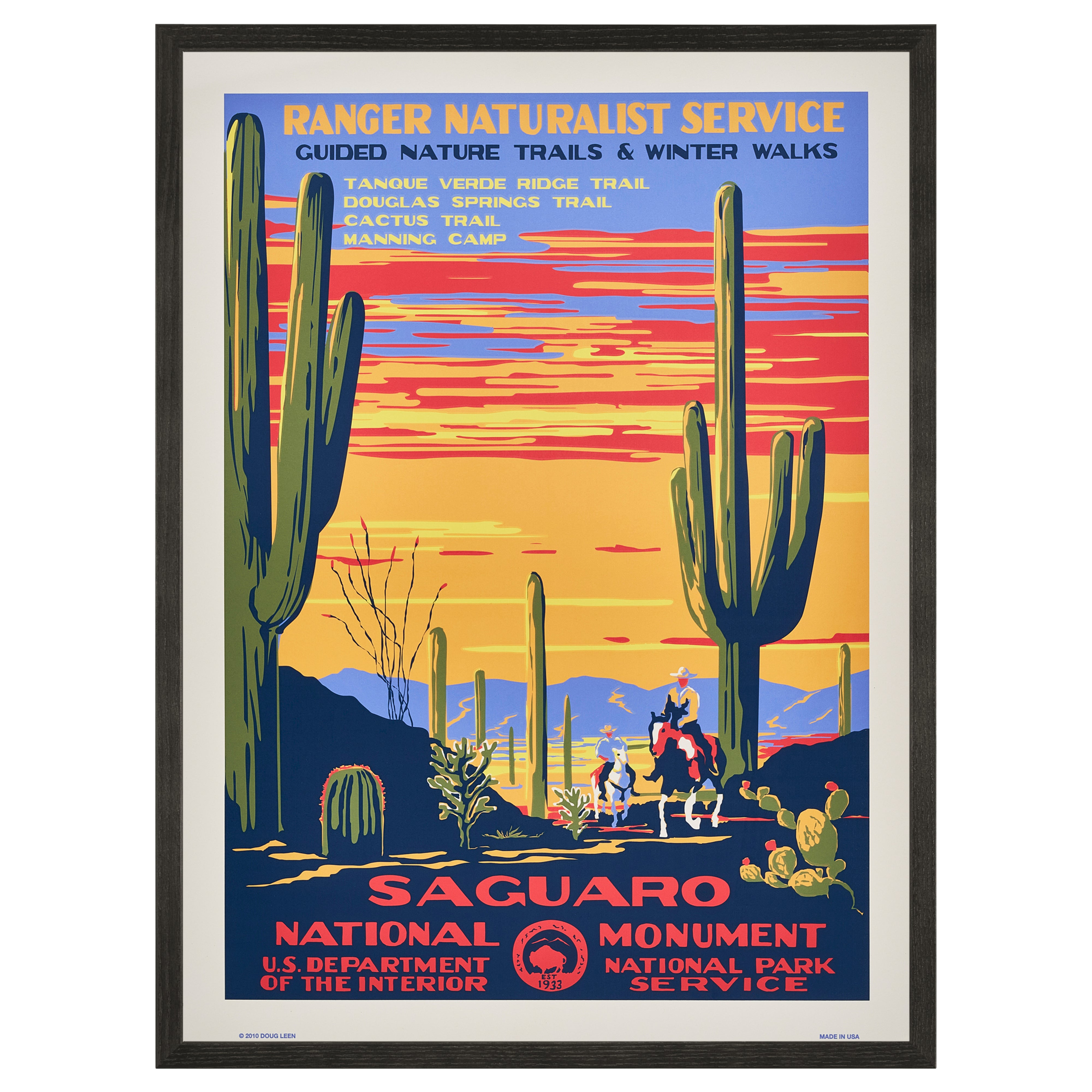 再入荷【限定5枚】サワロ国立公園 / アメリカ国立公園ポスター