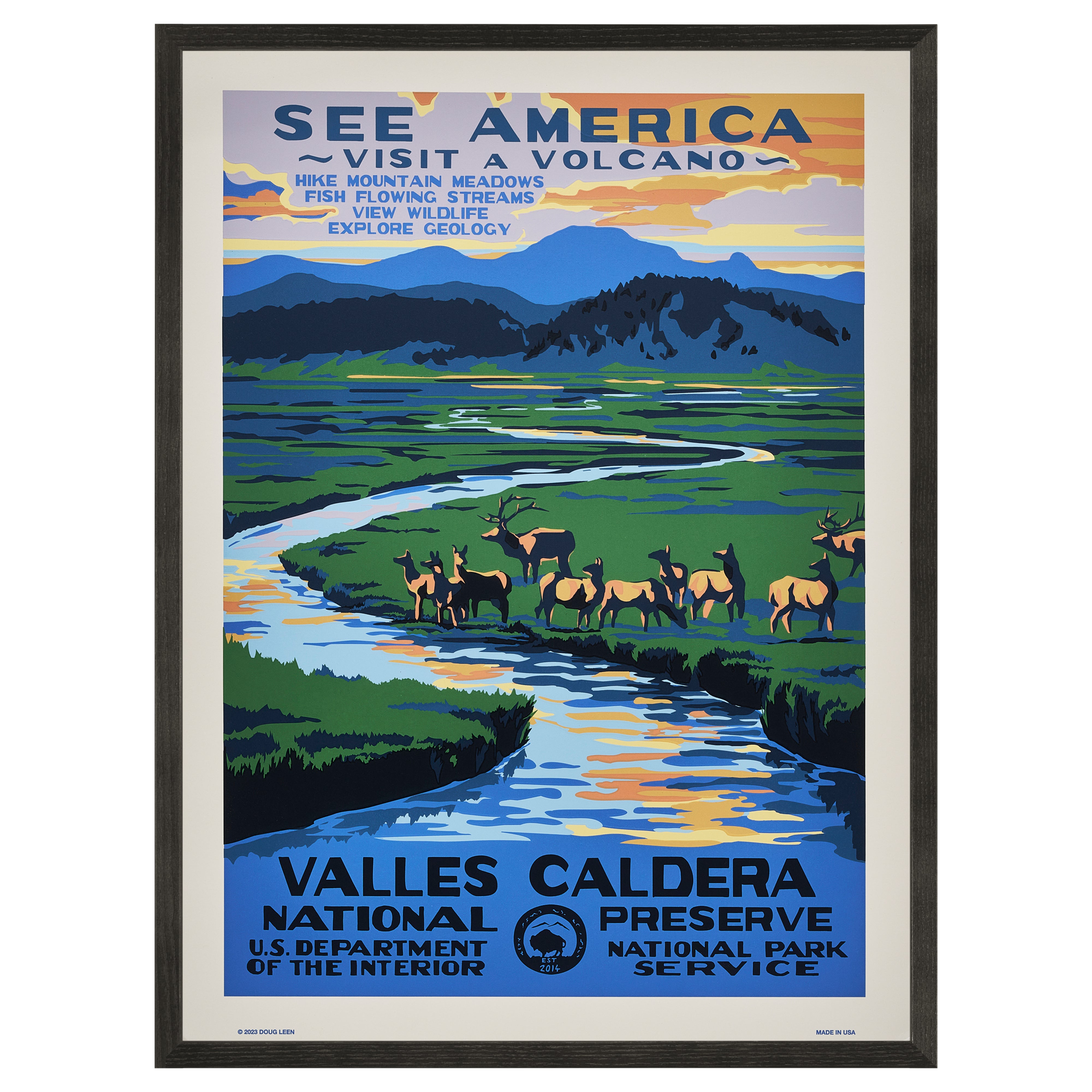 再入荷【限定3枚】バリーズ・カルデラ国立保護区 / アメリカ国立公園