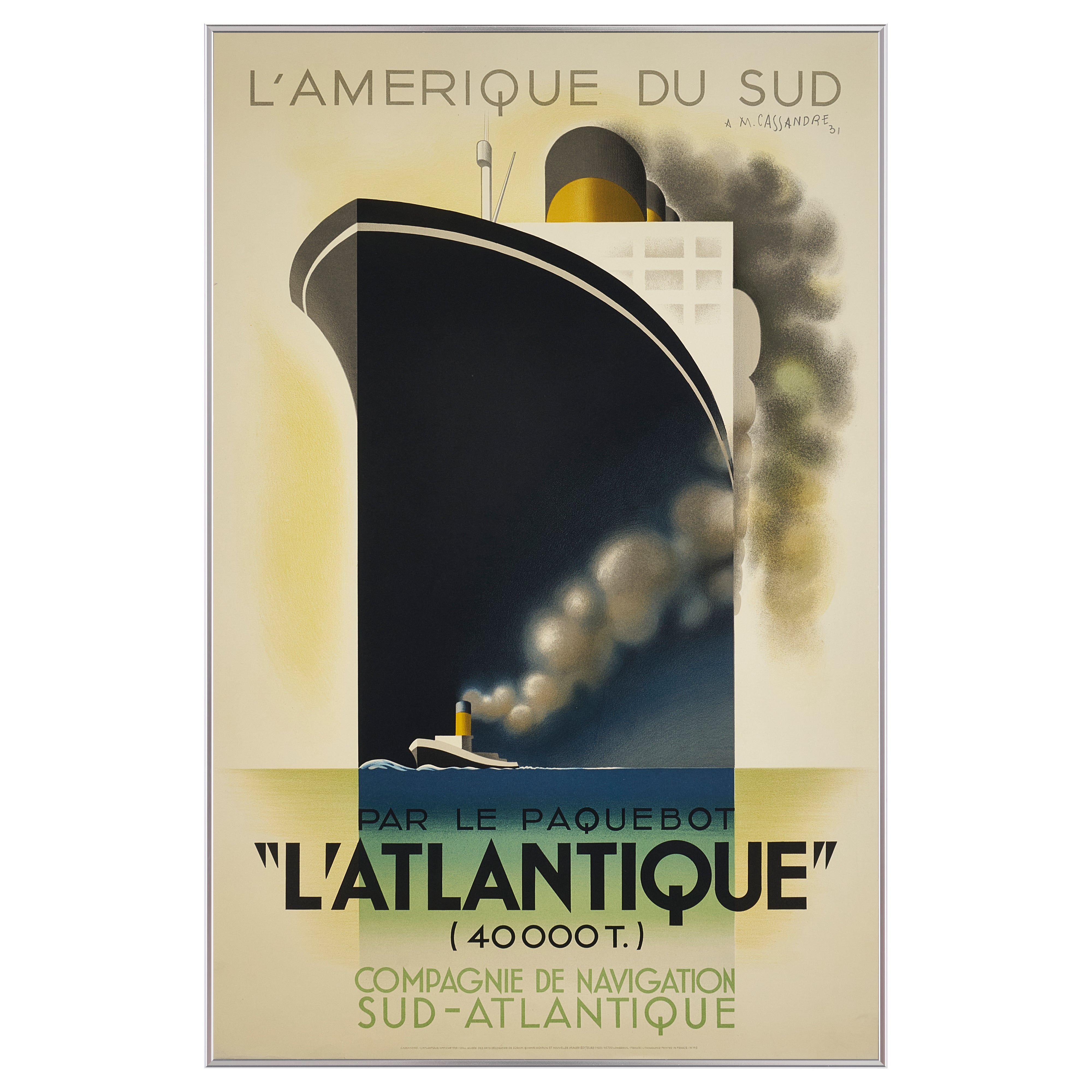 限定5枚】L'ATLANTIQUE 1931 - NOUVELLES IMAGES 1983 / アドルフ