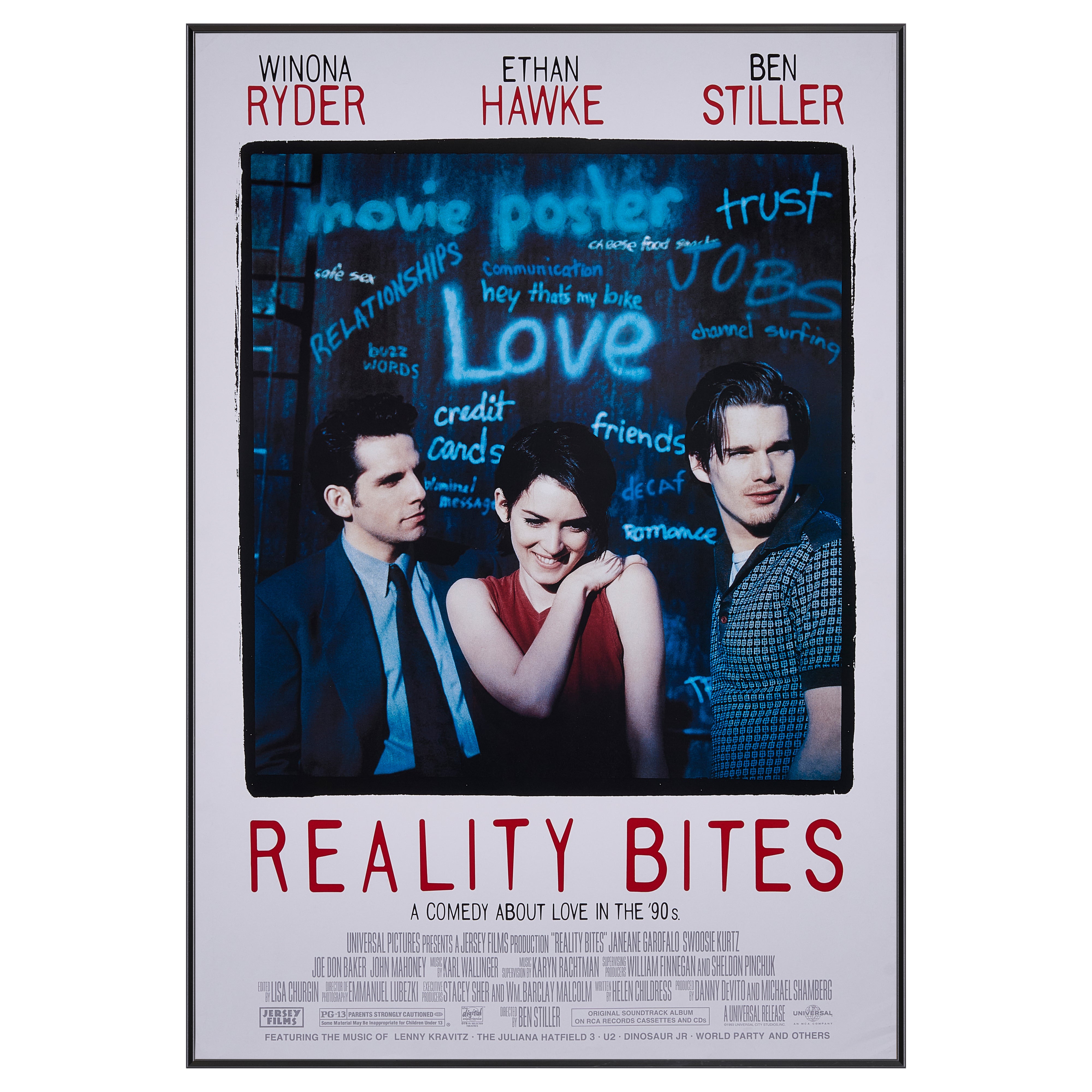 限定5枚】REALITY BITES（リアリティ・バイツ）1993 / 映画ポスター