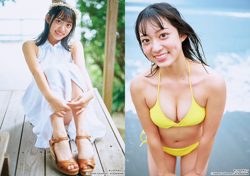 SUPER☆GiRLS羽渕花恋】週刊ヤングマガジンで初グラビア解禁！「高校生