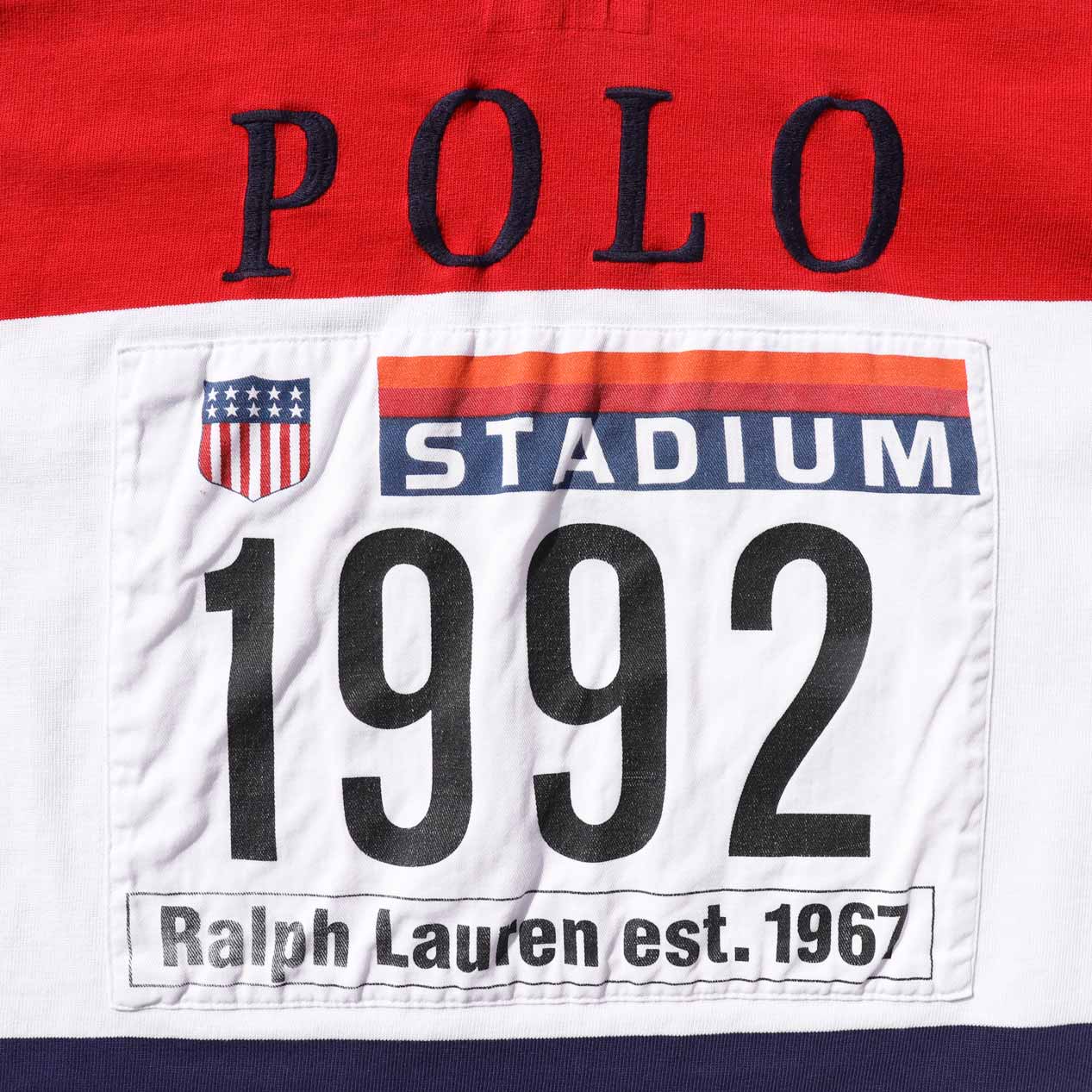 POST JUNK / 90's POLO RALPH LAUREN “POLO STADIUM 1992 OG” Rugby