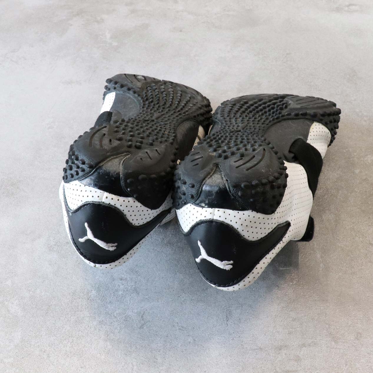 POST JUNK / 00's～ PUMA MOSTRO Perf Leather White x Black [US 9 1/2]