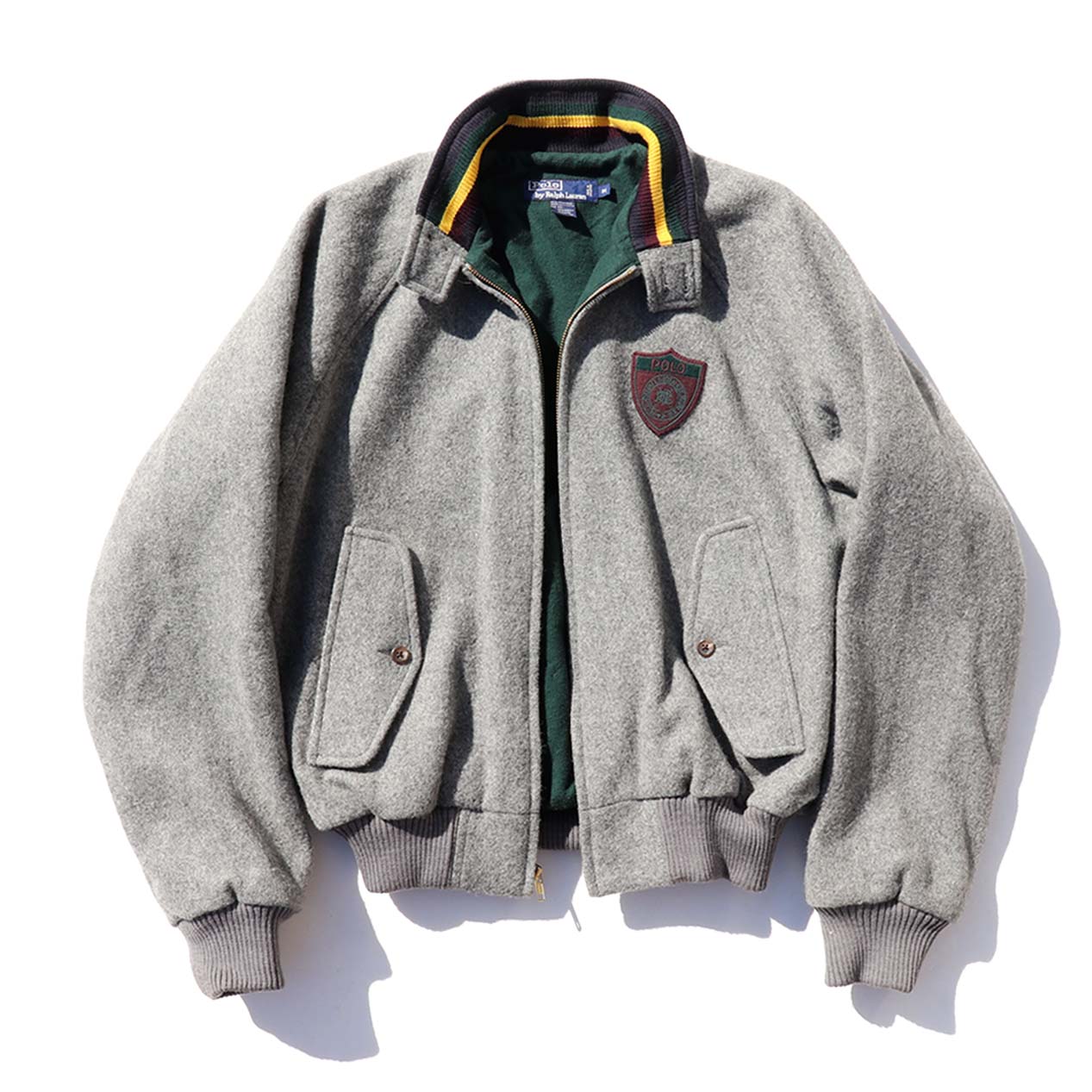 POST JUNK / 90's POLO RALPH LAUREN ウールハリントンジャケット [M]